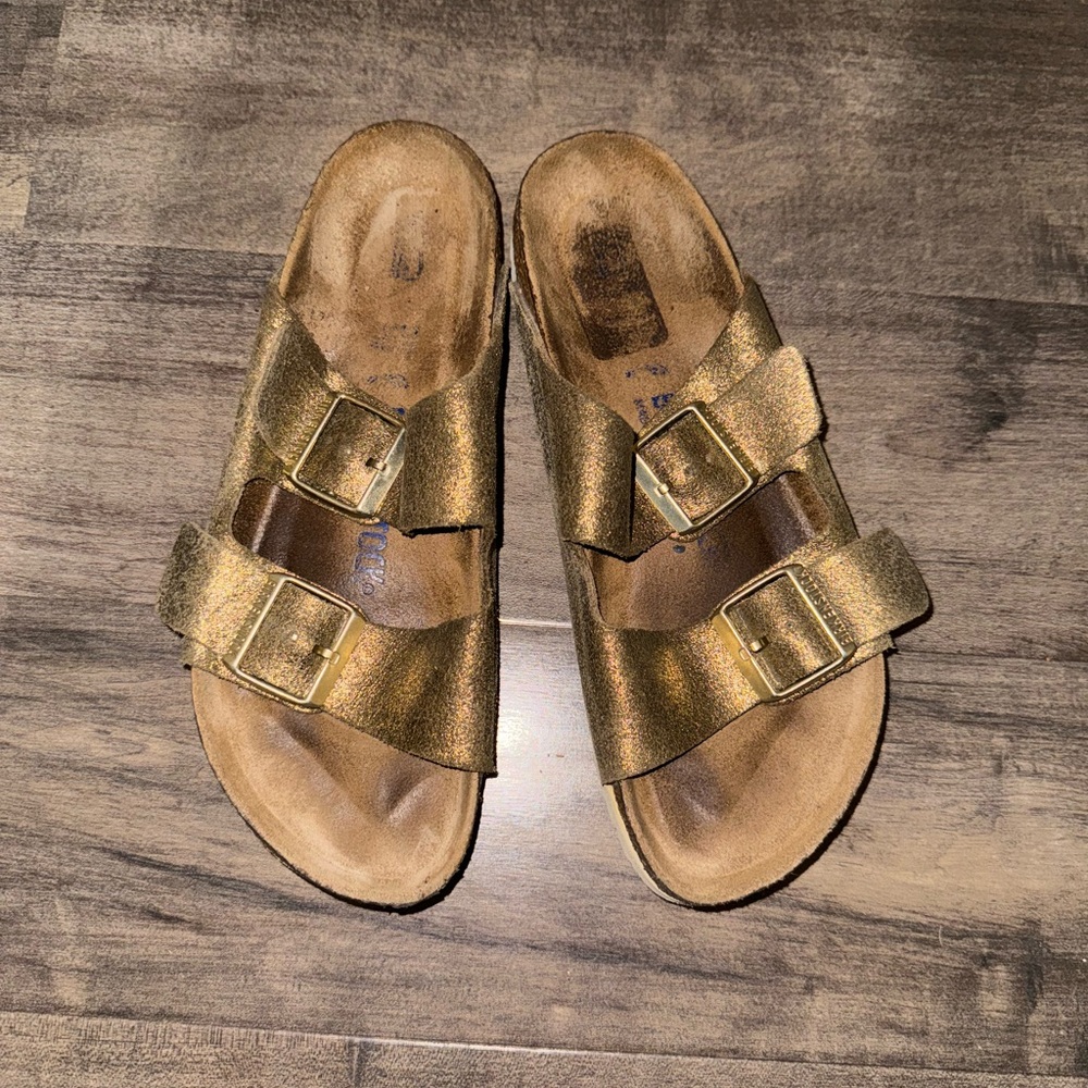 Birkenstock Arizona Gold Sandals